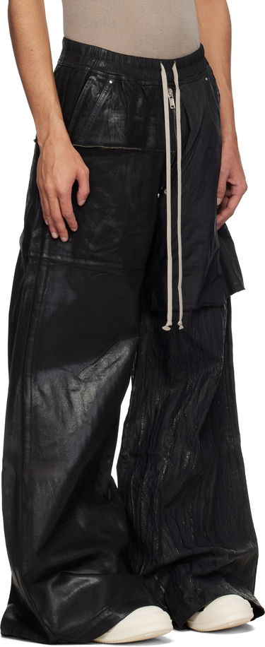 Bukser Rick Owens Rick Owens DRKSHDW Hollywood Geth Belas Wide Leg Jeans Sort | DU01E3378 COMW1, 1