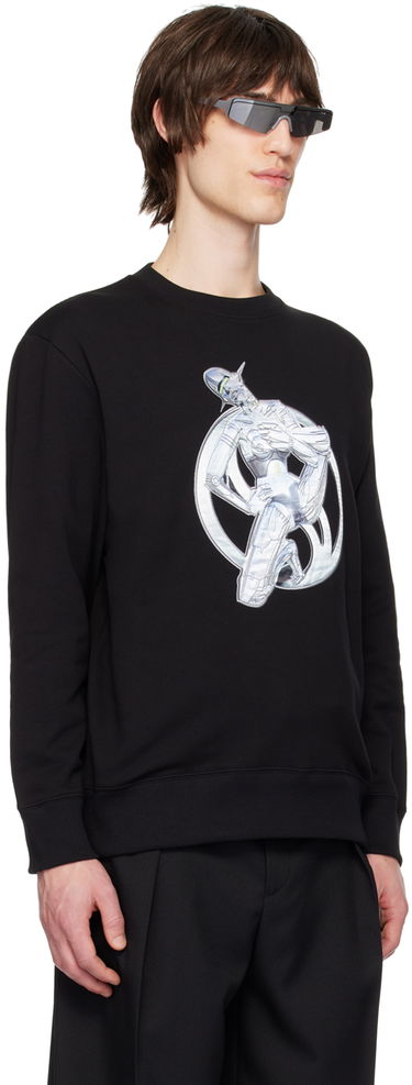 Sweatshirt Stella McCartney Stella McCartney Graphic Print Sweatshirt Sort | 6J02863SPY80, 1