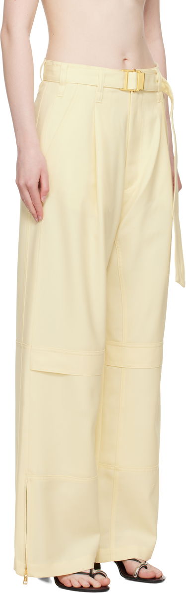 Bukser AMI AMI Paris Wool Cargo Pants Rød | FTR307.WV0068, 4
