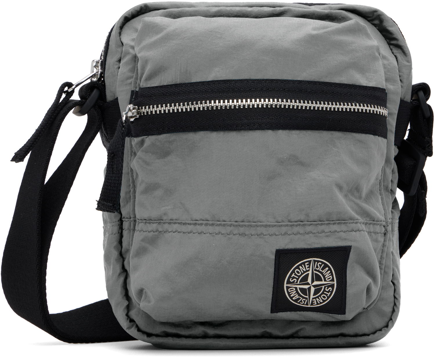 Skuldertaske Stone Island Stone Island ECONYL Coated Nylon Pouch Grå | K2S15 9200015 S0251, 0
