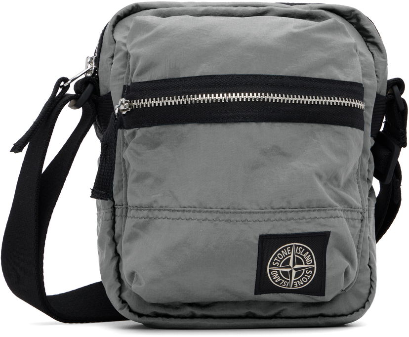 Skuldertaske Stone Island Stone Island ECONYL Coated Nylon Pouch Grå | K2S15 9200015 S0251