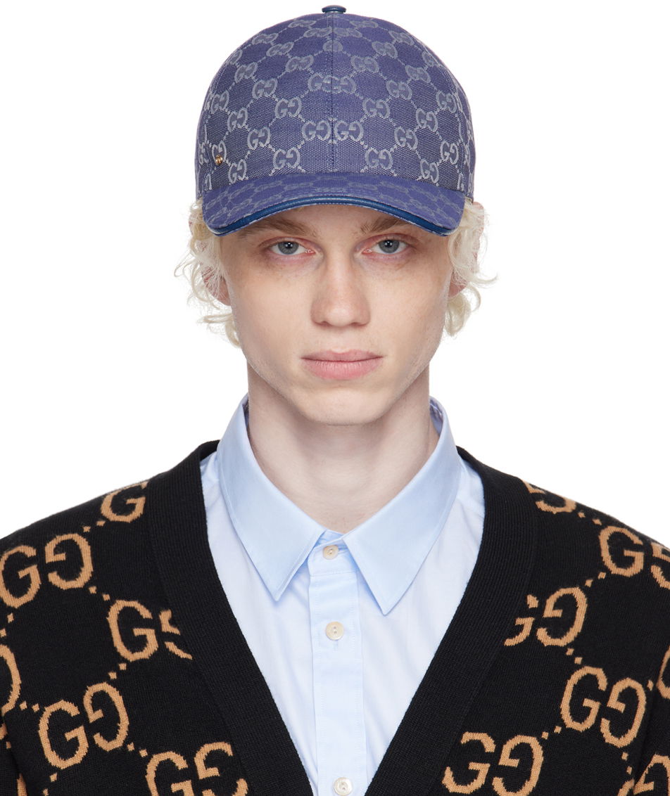 Kasket Gucci GG Blå | 748475 4HG62, 0