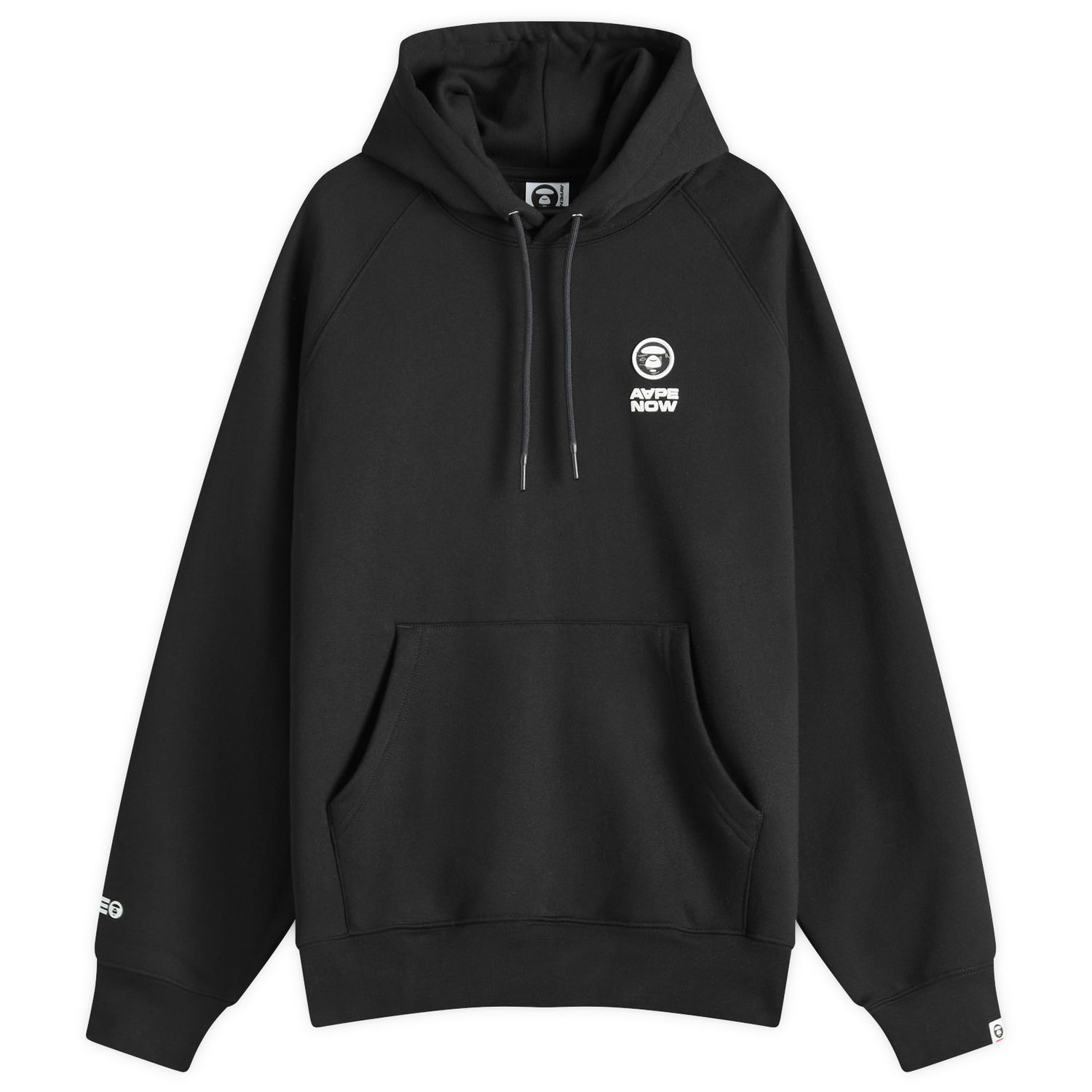 Sweatshirt AAPE by A Bathing Ape AAPE Now Camo Badge Hoody, Size Large Sort | AAPSWMB324XXNBKX, 0