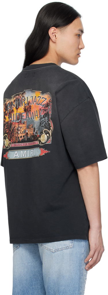 T-shirt AMIRI AMIRI 'Amiri Jazz Hideaway' Graphic T-Shirt Sort | AMJYTE1165, 2