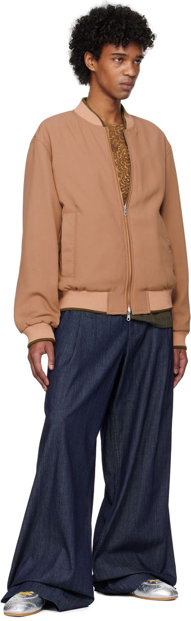 Bomberjakke Dries Van Noten Dries Van Noten Reversible Gabardine Bomber Jacket Brun | 251-020522-1503, 4