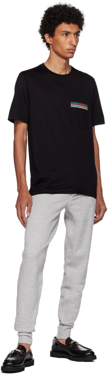 T-shirt Paul Smith Paul Smith Signature Stripe Pocket Tee Sort | M1R-306U-H00088-79, 3