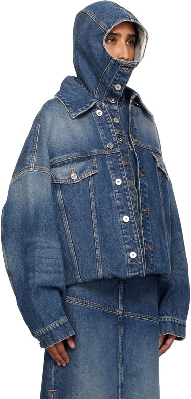 Jakke Jean Paul Gaultier Jean Paul Gaultier 'The Double' Denim Jacket Blå | 25/03-U-JA006-D024-57, 4