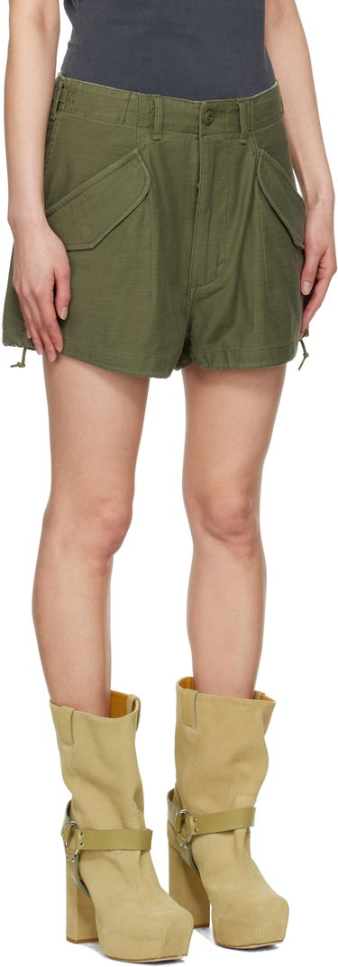 Shorts R13 R13 Loose Marianne Cargo Shorts Grøn | R13WD175-D311A, 1
