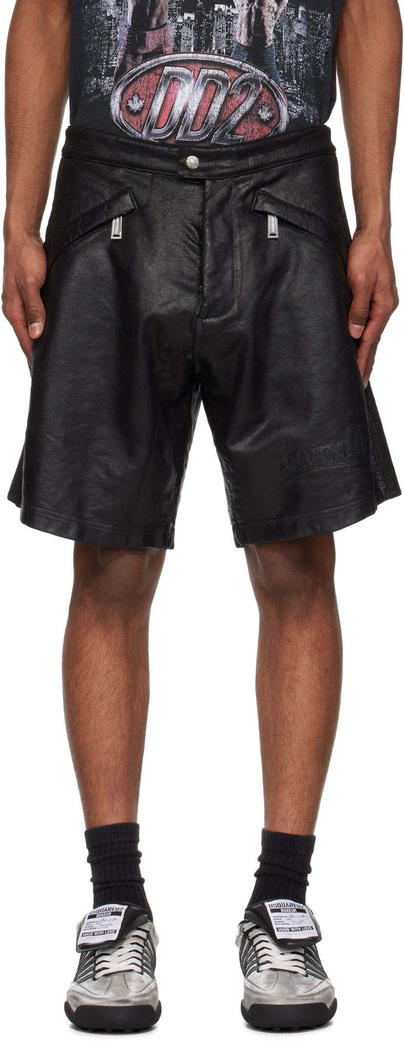 Shorts DSQUARED2 Dsquared2 Big Boxer Biker Shorts Sort | S71MU0847-S25539-900