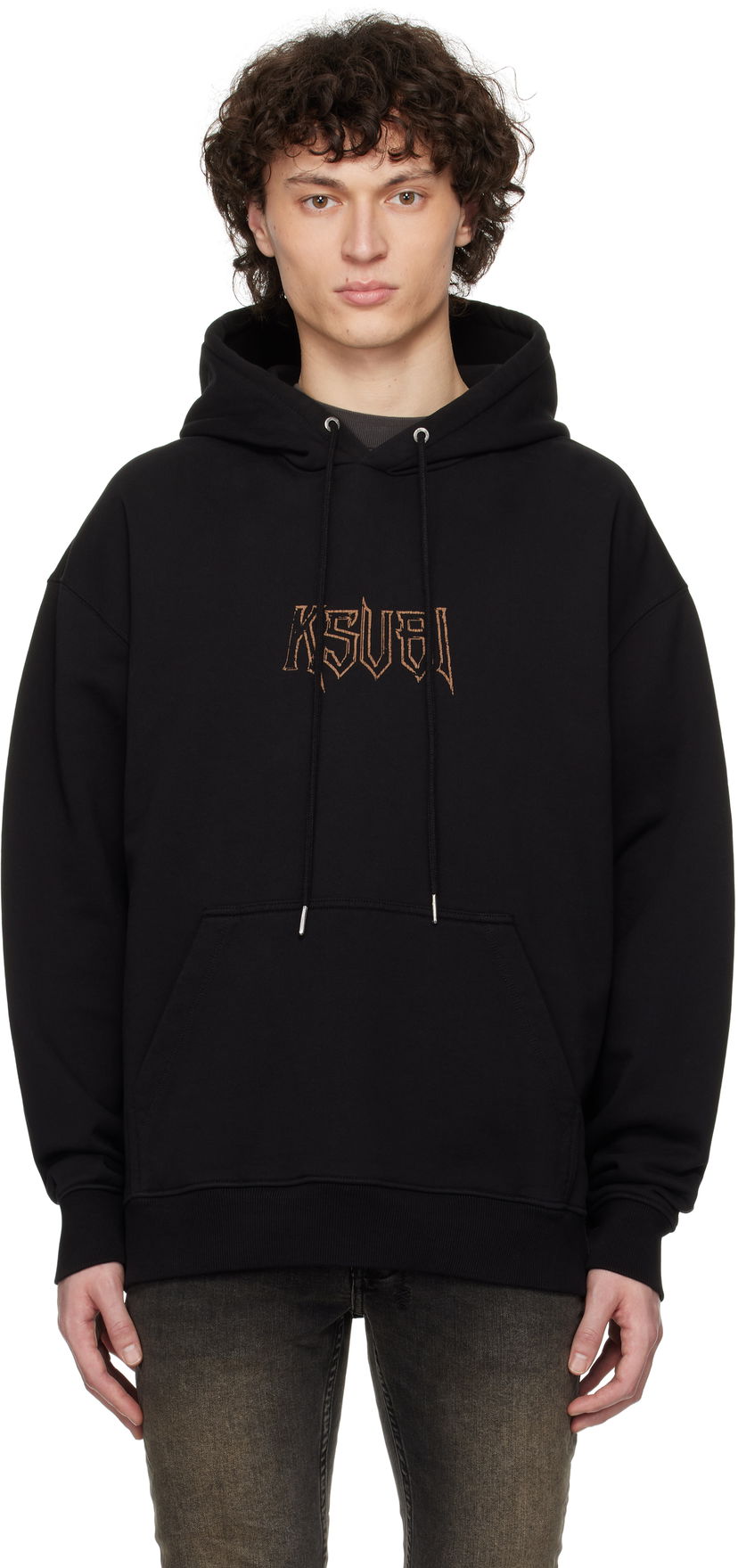 Sweatshirt Ksubi Kingdom Biggie Hoodie Sort | MSP25FL005