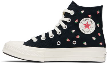 Sneakers og sko Converse Chuck 70 Embroidered Strawberries Sort | A14944C, 1
