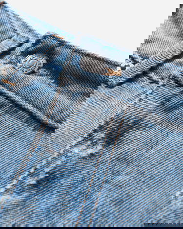 Nederdel Maison Margiela Distressed Denim Long Skirt Blå | S62MI0034 964, 4