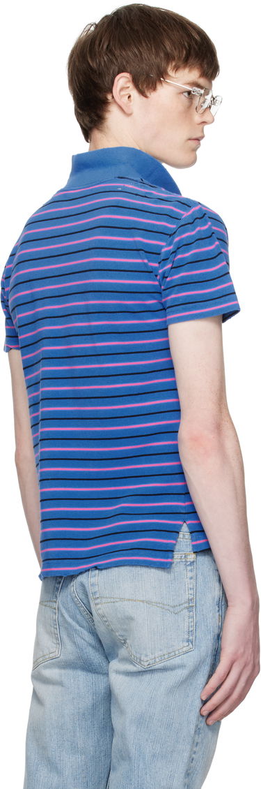 Polo skjorte Balenciaga Balenciaga Laurel Classic Fitted Polo Blå | 833244TSVF74326, 2