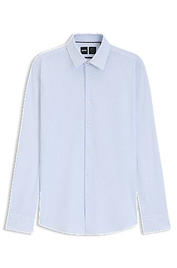 Skjorte BOSS Slim Fit Performance Stretch Shirt Blå | 50545306