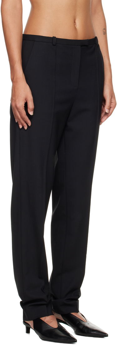 Bukser Loulou de Saison Loulou de Saison Malka Fitted Trousers Sort | MALKA, 1