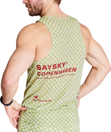 Tanktop Saysky Saysky Checker Combat Singlet Grøn | nmrsi31c1034, 1