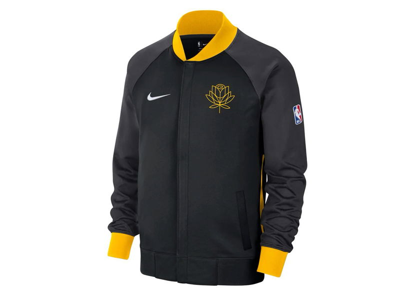 Bomberjakke Nike Golden State Warriors Showtime City Edition Dri-Fit Jacket Sort | DN8404-010