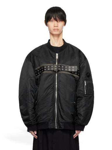 Jakke Ambush Belted Bomber Jacket Sort | BMEH011F23FAB0011000