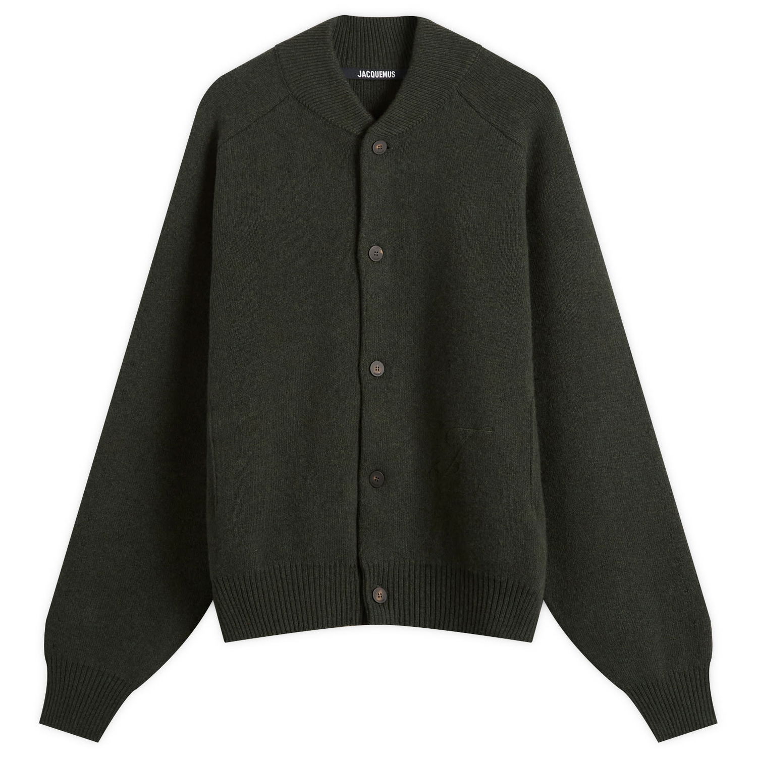 Sweater Jacquemus Wool Cashmere Knitted Bomber Jacket Sort | 25HCDM00567AK00278-580, 1