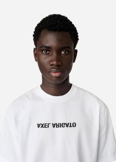 T-shirt AXEL ARIGATO Distort Graphic Print T-Shirt Hvid | A3118001, 6
