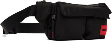 Taljetaske BOSS HUGO Twill Double Flap Pocket Belt Bag Sort | 50541616, 1