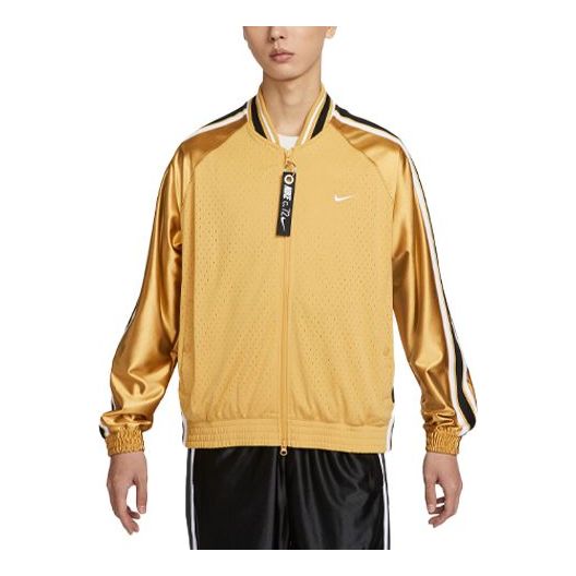 Bomberjakke Nike Basketball Premium Jacket Gul | DX0348-725