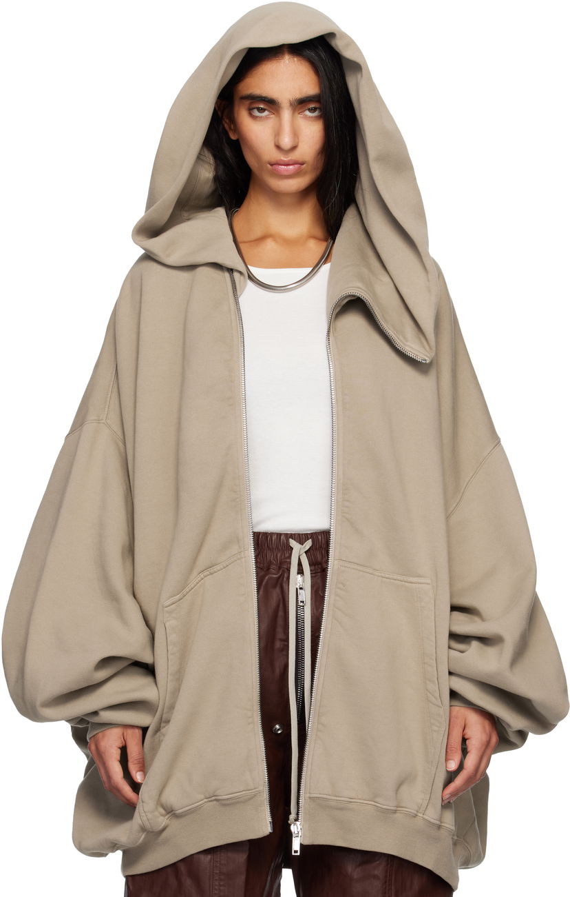 Sweatshirt Rick Owens DRKSHDW Concordians Megamountain Hoodie Beige | DS02E7228 F
