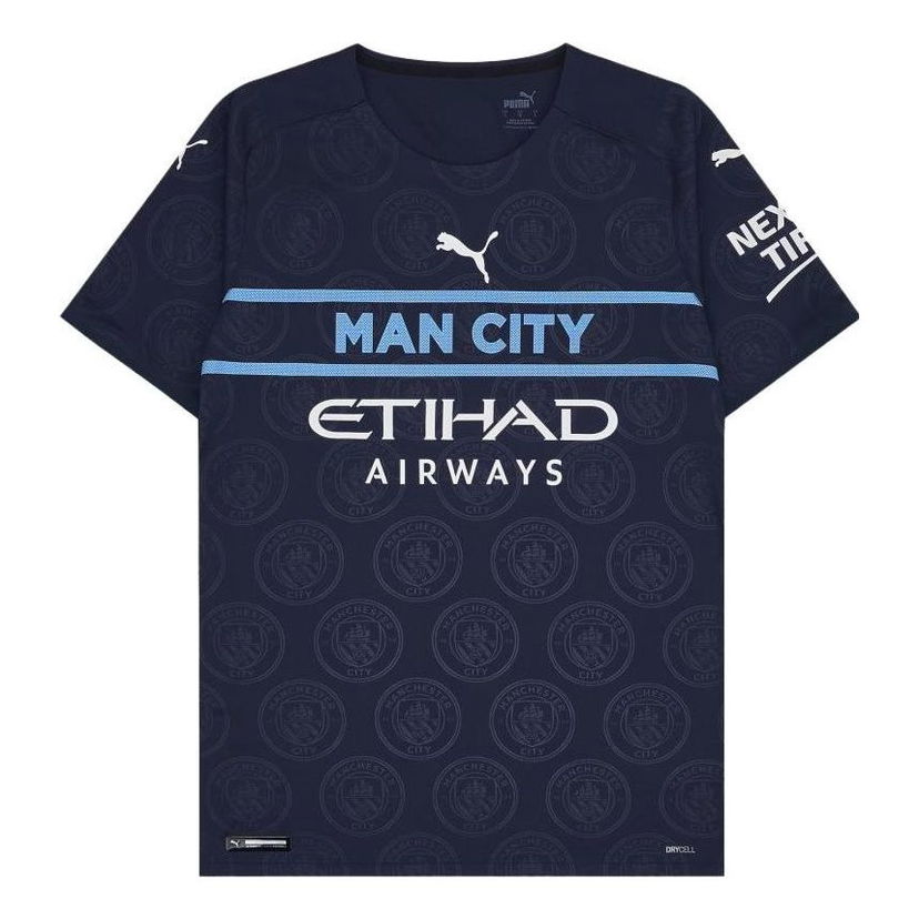 Jersey Puma Man City 2021-2022 Third Football T-Shirt Blå | 759218-03