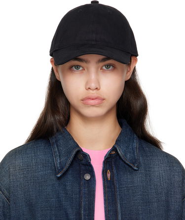 Kasket Acne Studios Acne Studios Twill Logo Cap Sort | C40420-, 0