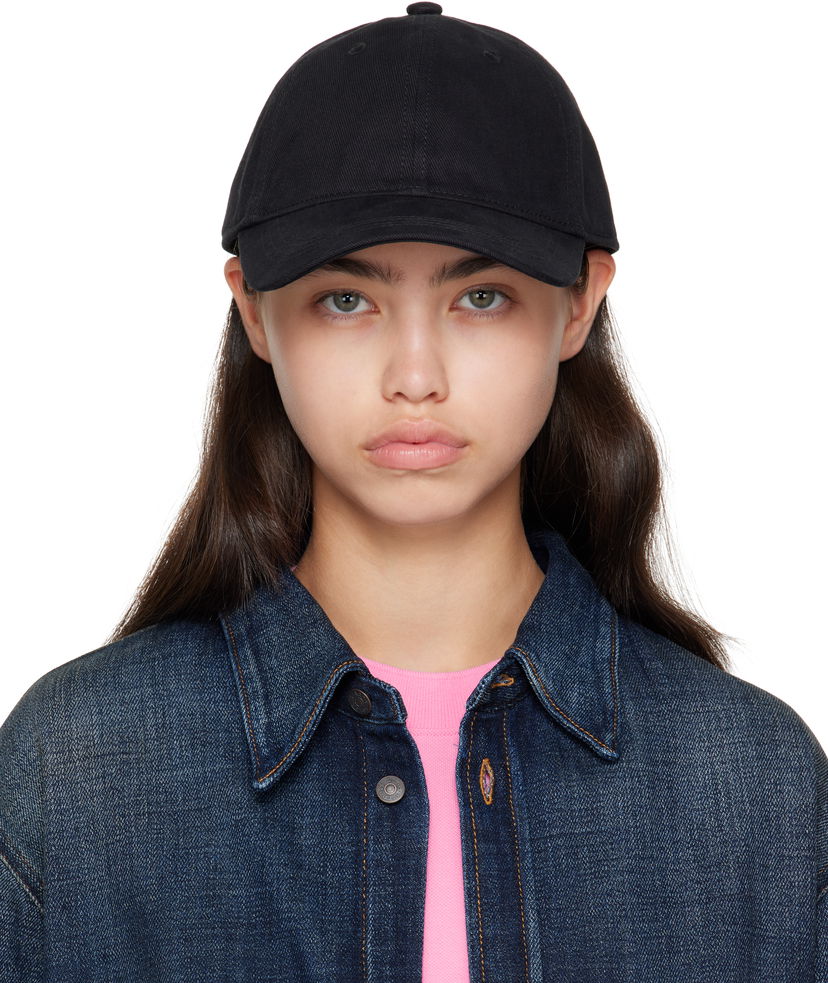 Kasket Acne Studios Acne Studios Twill Logo Cap Sort | C40420-