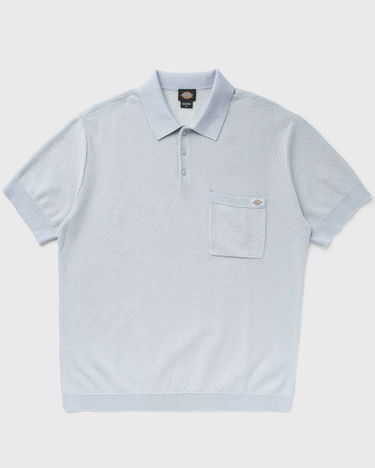 Polo skjorte Dickies Rocky Knitted Polo Shirt Blå | DK0A4Z7AF901, 1