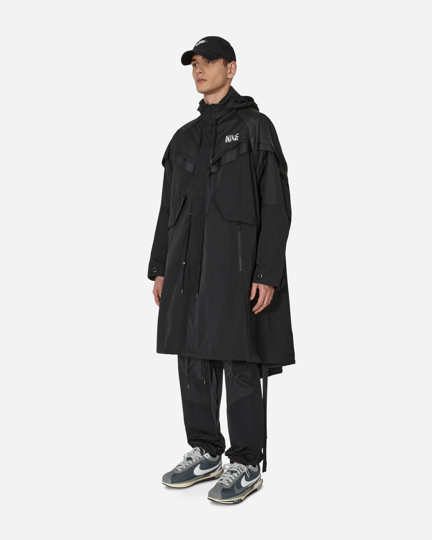 Trenchcoat Nike Sacai x Trench Jacket Sort | DQ9027-010, 1