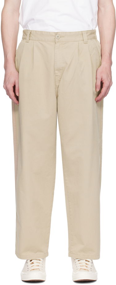 Bukser Carhartt WIP Marv Relaxed Fit Trousers Beige | I033129, 0