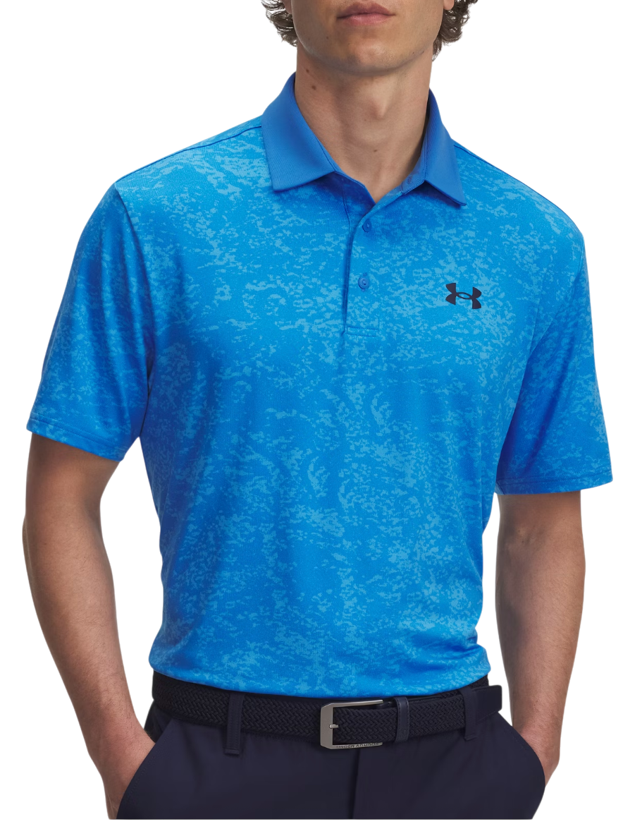 Polo skjorte Under Armour Under Armour UA Playoff 3.0 Printed Polo Shirt Blå | 1378677-403, 0