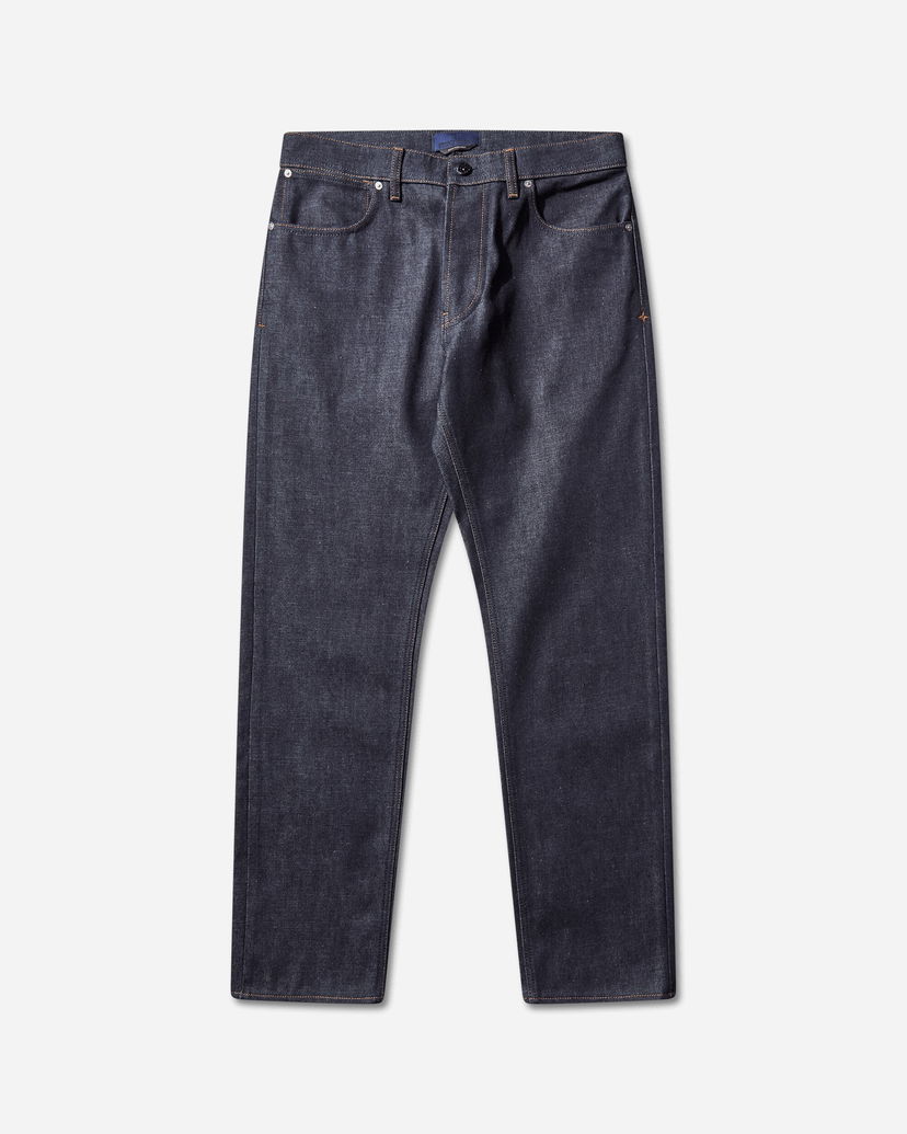 Jeans Stone Island Indigo Denim Raw Straight Jeans Mørkeblå | K2S15-J100005-S00J8 VJ200