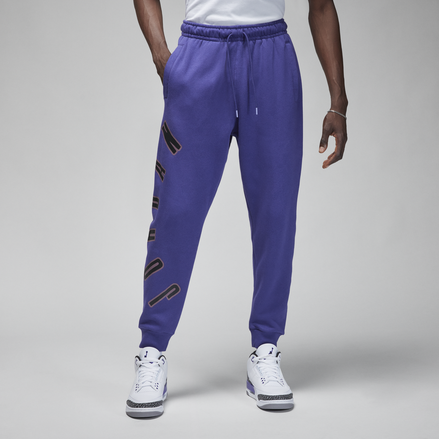 Joggingbukser Jordan Flight MVP Fleece Trousers Mørkeblå | FB7027-502, 0