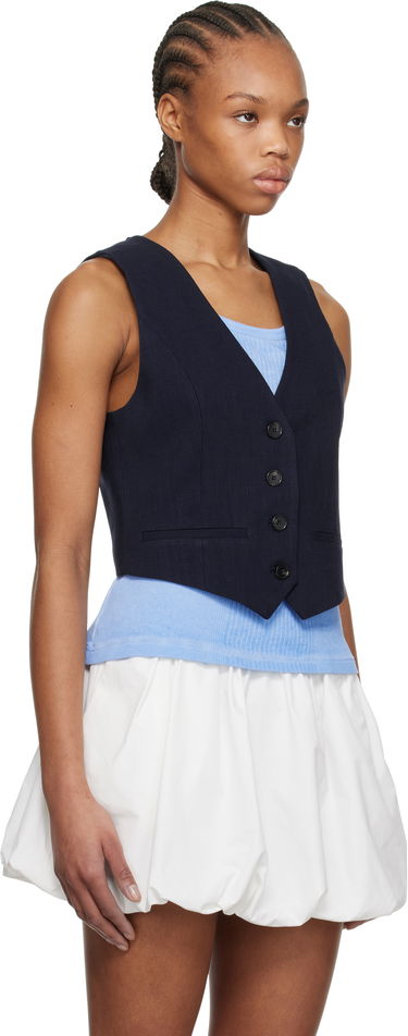 Vest MSGM MSGM Button Vest Brun | 3841MDW01 257106, 4