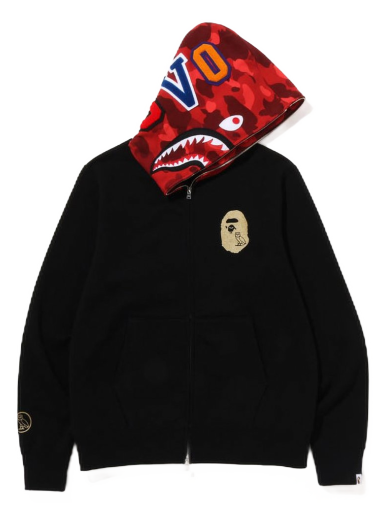 Sweatshirt BAPE OVO x Shark Full Zip Hoodie Sort | 1I73-115-904