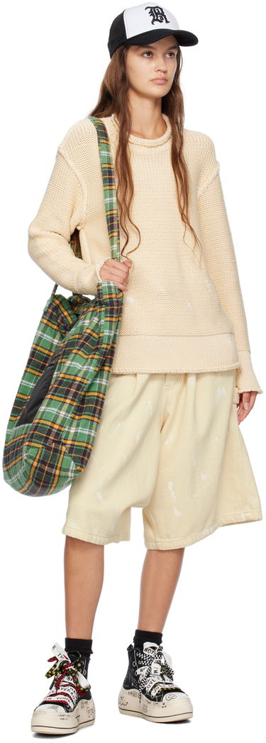 Sweater R13 R13 Rolled Edge Knit Sweater Beige | R13WY152-Y055B, 3