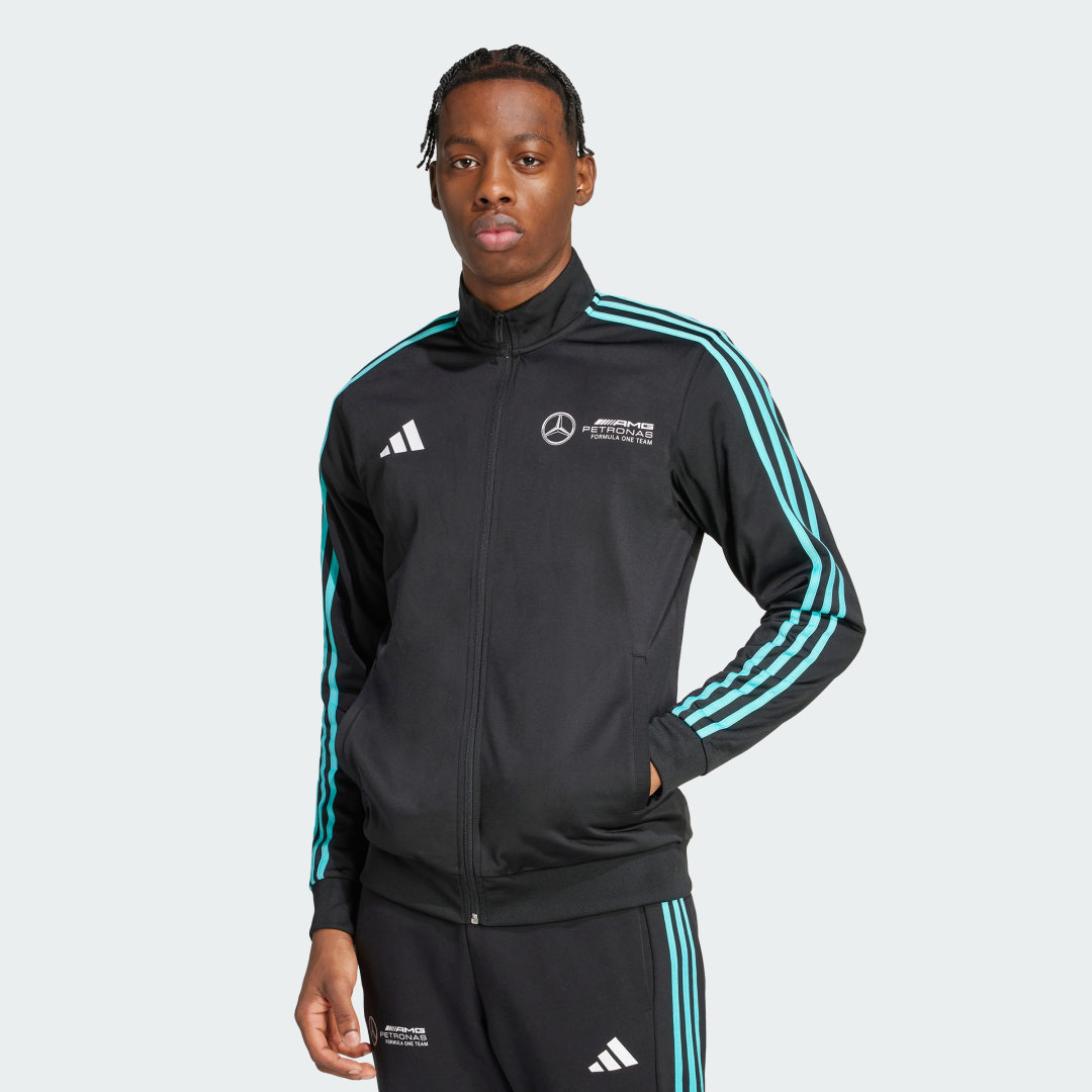 Træningsdragt adidas Performance Mercedes - AMG Petronas Formula One Team DNA Track Jacket Sort | JV5355, 0