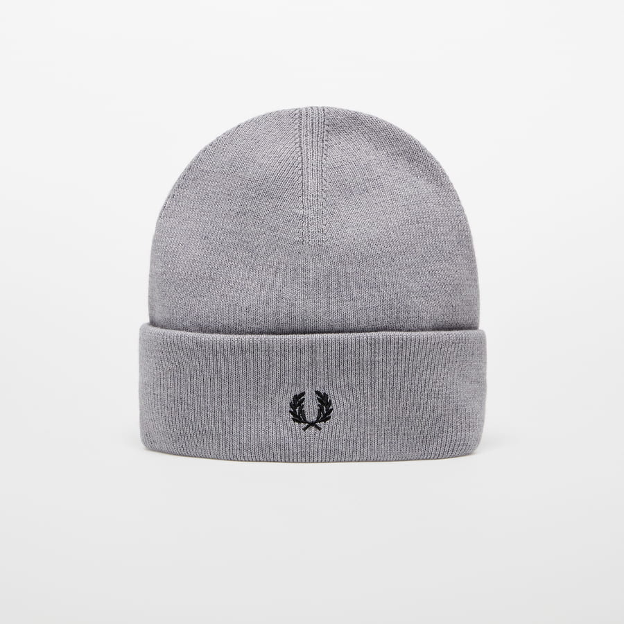Beanie Fred Perry Merino Wool Beanie Grå | C9160 420, 0