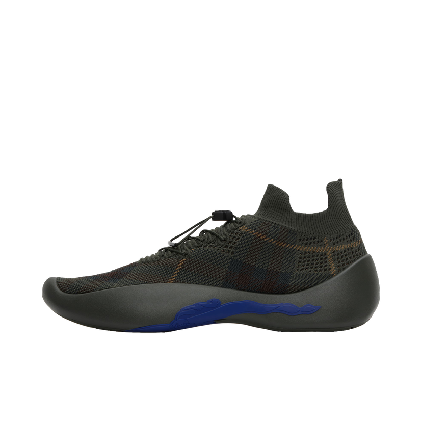 Sneakers og sko Burberry Check Knit Neptune Grøn | 8099319