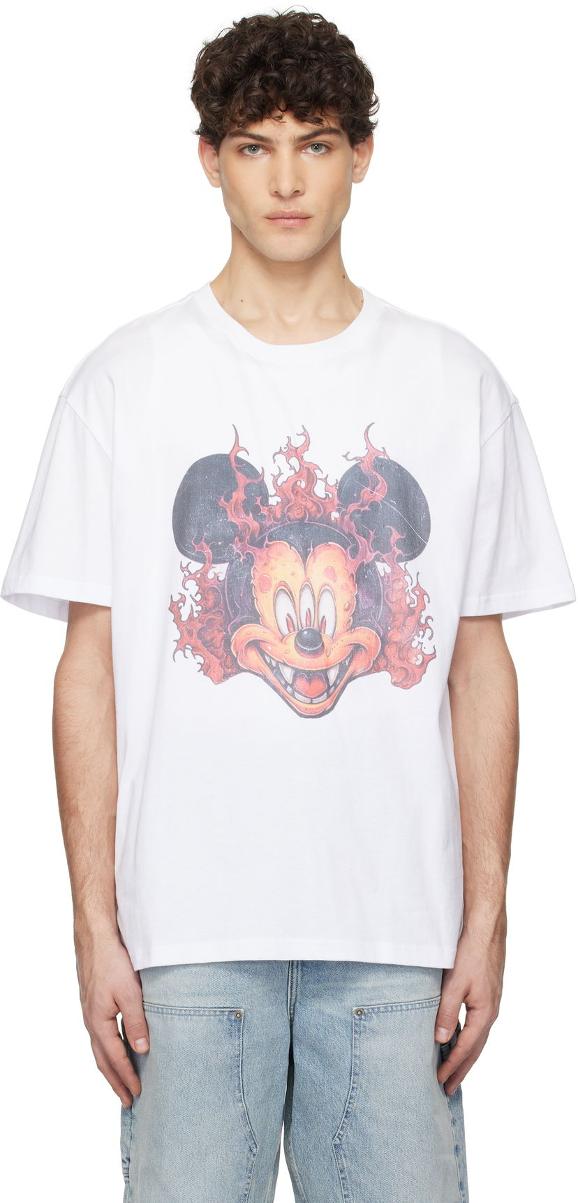 T-shirt Ksubi Ksubi Fuego Biggie Graphic T-Shirt Hvid | MPS25TE044