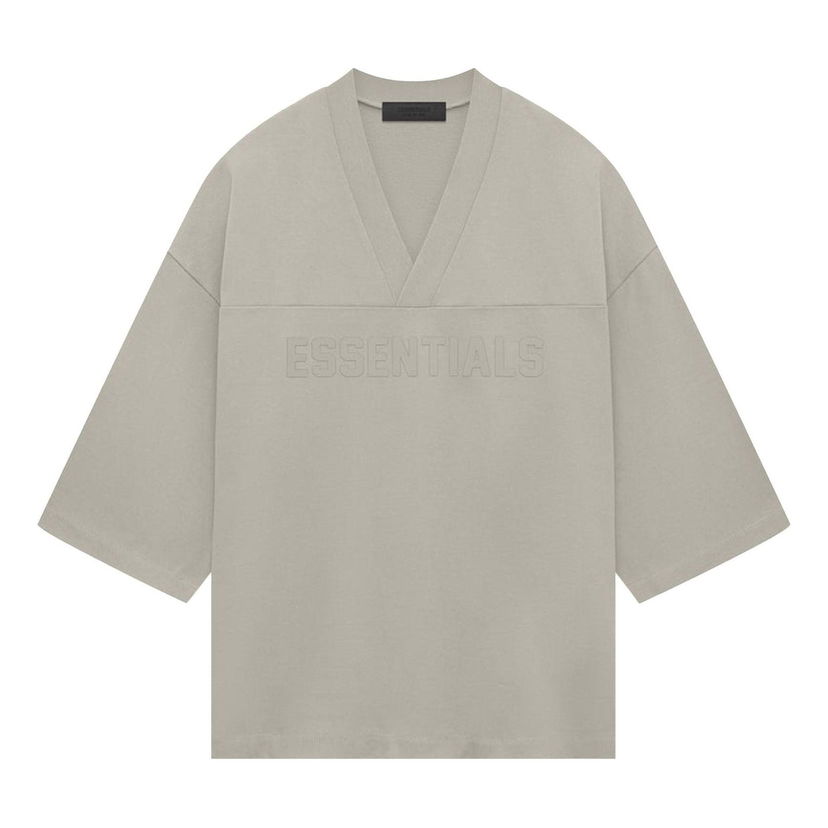 T-shirt Fear of God Essentials Heavy Jersey Football T-Shirt Beige | 125SP244105F