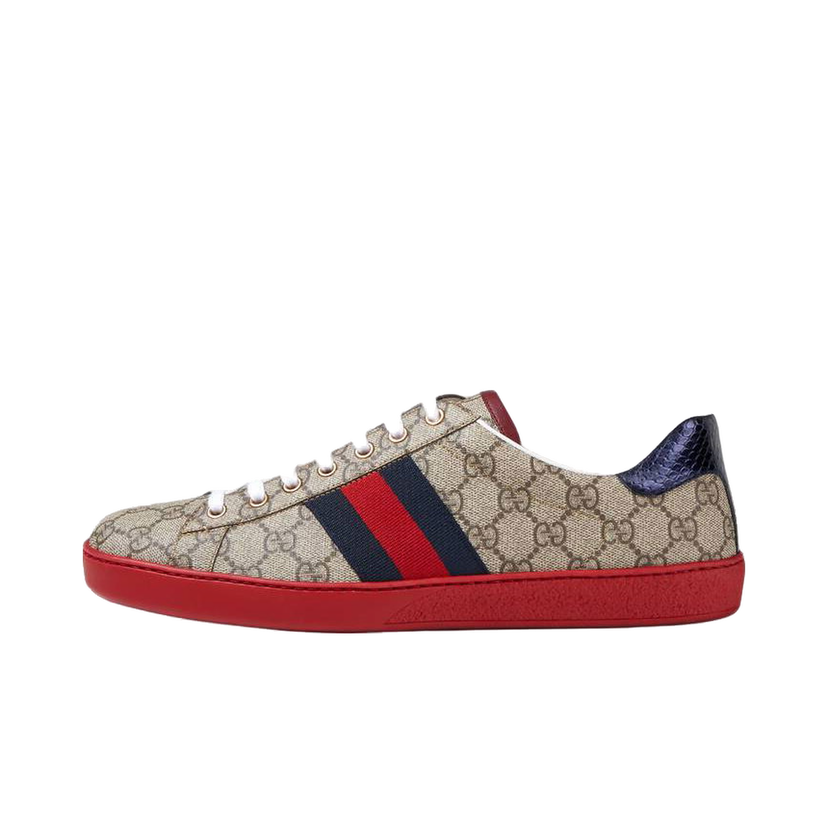 Sneakers og sko Gucci Ace 'GG Supreme Red' Beige | 429445 96G50 9767/429445 K2LH0 9767