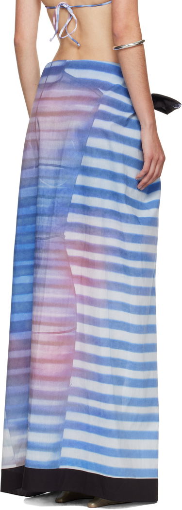 Nederdel Jean Paul Gaultier Jean Paul Gaultier Printed Air Cover-up Maxi Skirt Blå | 25/03-U-AC028-W036-565034, 2