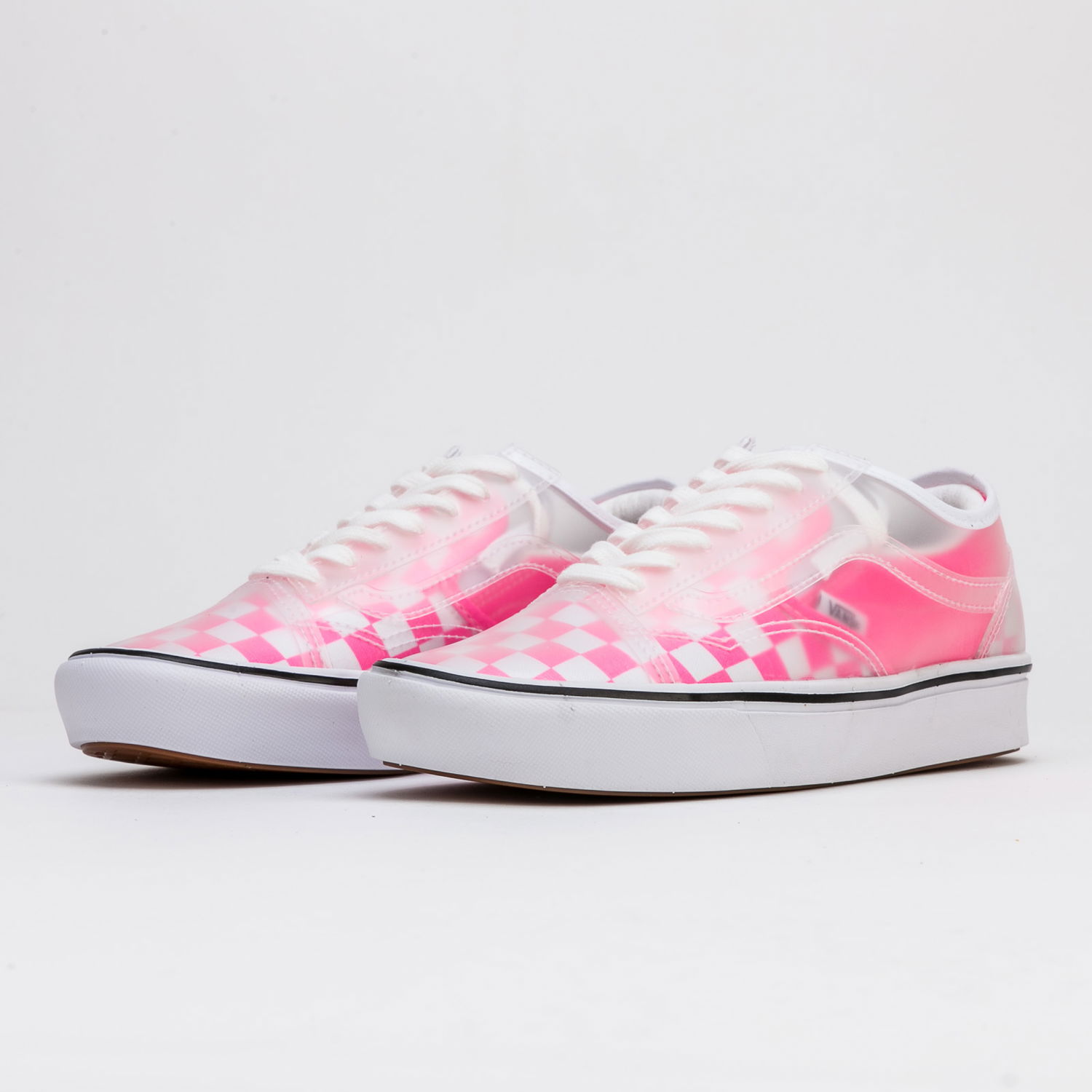 Sneakers og sko Vans Comfycush Slip-Skool Checkerboard Lyserød | VN0A4P3EWYI1, 1