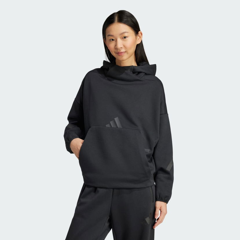 Sweatshirt adidas Performance Z.N.E. Hooded Sweatshirt Sort | JE7860