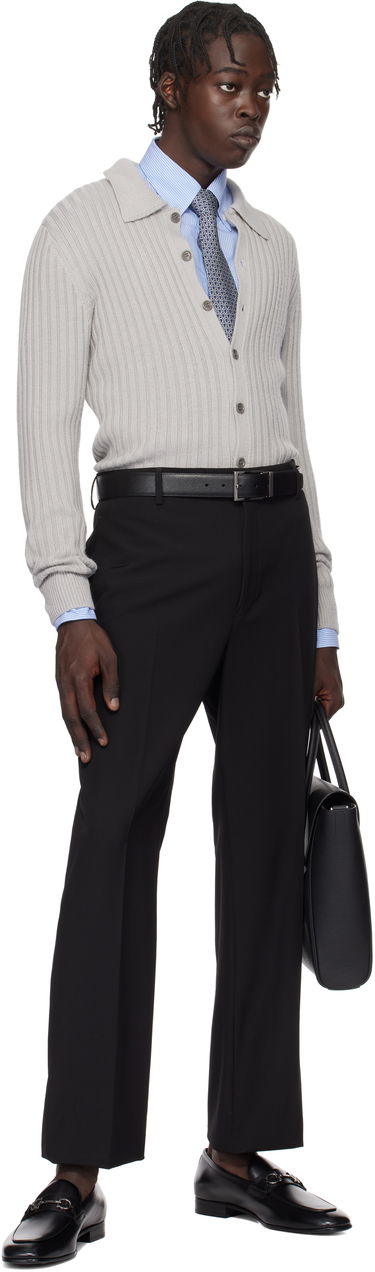 Bælter FERRAGAMO Reversible Belt With Rectangular Buckle Sort | 675158, 3