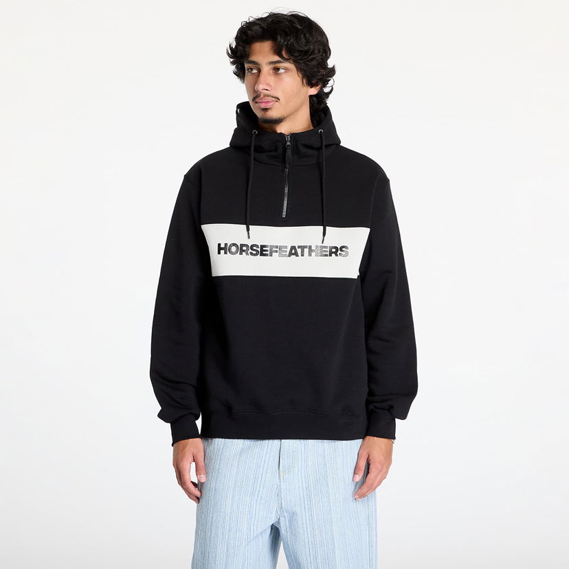 Sweatshirt Horsefeathers Fulton Sweatshirt Black M Sort | SM1354A